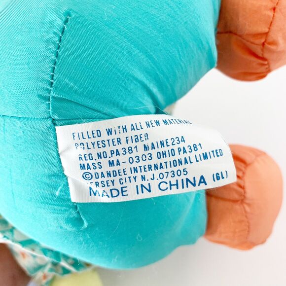 DanDee Plush Chick in Hat Nylon Yellow 8 Inch Stuffed Animal - Picture 2 of 5